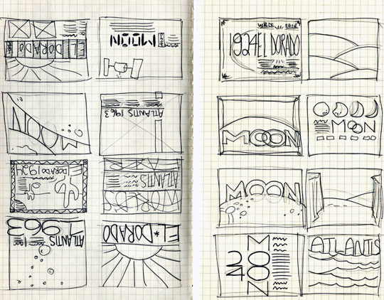 Sketches... from the Moon!
